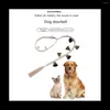 Dog Apparel 2 Pieces Pet Doorbells Training Out Alarmdoorbell Lanyard Guide Doorbell