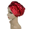 Cappellini Turbante femminili Croce Pronti da indossare Foulard Cofano Testa araba Avvolgere Donne africane Treccia Turbanti Auto Gele Headties Cappello Hijab