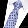 krawat prętowy krawat dla mężczyzn Slim Bawełny krawatak krawatów męskie gravaty 100% jedwabne krawat chude 7 5 cm kwiat270f
