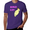 Men's Polos Bird UP T-Shirt Korean Fashion Aesthetic Clothes Shirts Graphic Tees Kawaii Men T Shirt