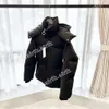 Men's And Women's Coat Down Jacket Short Love Silhouette Shoulder Label Women's Luxury Brand Winter Warm Jacket Fashion Windproof Coat Warm Big Girl Hooded Jacket