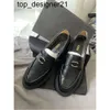 2023 autumn new women's designer leather retro fashion loafers shoes luxury women's stripe platform elevating small leather womens dress high heels