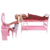 Dolls Pink Doll Furniture Associory for Gression Dress Toys Girls Girls Hight 231013