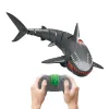 Fjärrkontroll Shark Boat Toy High-Healt Waterproof Fjärrhaj Vattenfordon Toy Kids Electric Shark Toy For Pools and Lakes