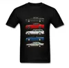 T-shirts pour hommes 2023 Pile de W124 Classe E Hommes Col rond Hauts à manches courtes T-shirt à col rond T-shirt de style de voiture pour jeunes