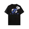 Mens Designer T-shirt lyx varumärke ba t skjortor män kvinnor kort ärm t skjortor sommar kausal tees hip hop streetwear tops shorts kläder kläder olika färger-18