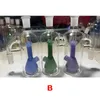 さまざまな色とデザインのガラス水ギャパイプ45度または90度の20種類のアッシュキャッチャー喫煙アクセサリー