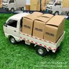 Elektrische RC auto 1 10 1 16 Wpl D12 Simulatie Drift Klimwagen Rc-model Led-lichtvervoer Lading Afstandsbediening Speelgoedcadeau Kerstcadeau 231013