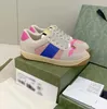 Modedesigner damer casual skor klädskor mäns sneakers kvinna basket skor klassisk snörning variation multi-färg valfritt 35-45