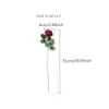 Dried Flowers 5pc Artificial Flowers Silk Rose Long Branch Bouquet for Wedding Home Decoration Fake Plants DIY Wreath Supplies Accessories 231013