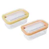 Assiettes beurre fromage stockage conteneur garde plat pour comptoir de cuisson salle à manger cuisine réfrigérateur