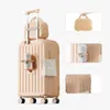 Suitcases High Material Suitcase Travel Case Student Trolley Password Box Large Capacity Women's Men's Trunks Package Solid 20'28' Inch