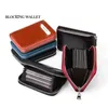 Card Holders Leather Wallet Function Case Business Holder Men Women Bag ID Wallets Billetera Hombre Cartera