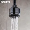 Bathroom Shower Heads FOHEEL High Pressure Shower Head Water Saving Ceiling Mounted Fixed Five Gear Rotatable Spa Shower Head for Bathroom el 231013