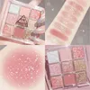 Ombretto 97 colori palette di ombretti rosa rosa terra perlata opaca tè al latte glitter trucco duraturo set di cosmetici coreani 231012