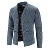 Männer Jacken Winter Dicke Strickjacke Herren Pullover Warme Gestrickte Bluse Männliche Fleece Mäntel Kleidung Wolle Kaschmir Oversize 231013