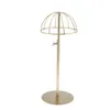 Wig Stand Vintage Design Gold Metal Hat RackCapWig Holder Free Standing Display Stand 231012