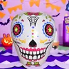 1pc, Día de los Muertos Globo inflable decorativo Festival de PVC engrosado Adornos frescos Las luces coloridas se pueden controlar de forma remota, Decoración de escena, Decoración de festivales,