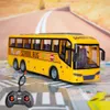 Carro elétrico rc crianças brinquedo rc ônibus escolar de controle remoto com luz tour rádio controlado elétrico para crianças brinquedos presente 231013