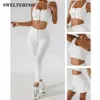 Yoga-Outfit 2PC Set Frauen Workout Sport Gym Wear Anzug Hohe Taille Leggings Röcke Frontreißverschluss BH Fitness Crop Top Sportbekleidung 231012