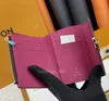 Womens Wallet Cowhide Card Holders Mini Purse Female Money Bag High Quality Genuine Leather Designer Short Wallets
