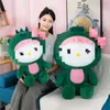 تم تحويل الديناصورات الجديدة عبر الإنترنت إلى دمية Cat Cate Dinosaur Plush Toy Manufact