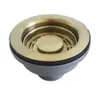 Drains Talea Drain European Export Pale Gold Downcomer Brushed Light Gold Strainer PVD Sink Accessories xk268c028 231013