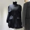 Mulheres Trench Coats Mulheres 2023 Design Sense Dress Alto Pescoço Malha Xaile Cobertura Suéter 2 Peça Define Outono Roupas Femininas Y4490