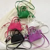 Sacos de noite moda mini macarone balde bolsas casuais mulheres crossbody drawstring saco feminino cor sólida pequeno ombro mensageiro