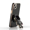 Stereoscopic astronauts for IPhone15 phone case fall protection 13proMax electroplated bracket protective sleeve 11