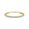 Tennis 18K Bianco Giallo Placcato Oro Scintillante Zircone Cubico Cz Cluster Bracciale Tennis Moda Donna Gioielli Per La Festa Nuziale6221171 J Otabe