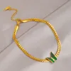 11 Designs charmiga kvinnor armband rostfritt stål 18k gult guld pläterat hjärtfjärilsmynt armband länkar för flickor kvinnor trevlig gåva