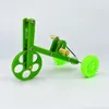 Outros suprimentos de pássaros 1 pc engraçado papagaio brinquedo interativo criativo colorido adereços de treinamento de bicicleta