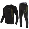 Men's Thermal Underwear Winter Camouflage Outdoor Sports Tactical Compression Fleece Warm Thermo Long Johns Sets Clothes