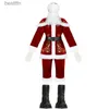 Costume a tema Arriva Cos Abbigliamento natalizio Abito da donna Set M-6XL Natale arriva per coppie Babbo NataleL231013