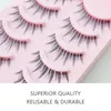 False Eyelashes Manga Lash Makeup Lashes Wispy Mink Cosmetics Korean Style Cosplay Soft Natural 231012