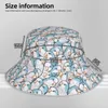 Berets Blue Quaker Parrots Reflective Bucket Hat Men Women Outdoor Sunscreen Beach Sun Hiking Fishing Cap