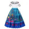 Платья для девочек, костюм принцессы Mirabel Encanto для девочек на Хэллоуин, детский подарок на день рождения, праздничное платье, косплей 231013