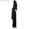 Costume a tema Halloween Come for Women Nun Come Cosplay Comes Vampire Demon Come Cross Stampa Abito lungo Party Come S-XL L231013