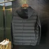 Winter Down Jacket Designer Jackets Paaa 자수 가디건 90% 화이트 오리 다운 코트 남성 지퍼 스웨트 셔츠 야외 따뜻한 파카 코트 비즈니스 캐주얼 셔츠