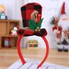 Bandanas 2st Christmas Red Antlers hårband Simple Hat Hoops huvudbonad party gynnar leveranser