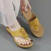 Summer Flat Nine Sandals Women Fashion for Wide Wedge Width 840 5