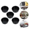 Candle Holders 5 Pcs Cup Accessories Dinner Party Black Taper Holder Decorative Wrought Iron