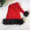 Bérets Chapeau De Noël Unisexe Adultes Adolescents Santa Noël Vacances Pour Fête Festive Année Cadeau Décor Rouge Et Blanc Goutte