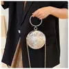 Cross Body design with high-end feel bag that exudes aura and sparkles with chain. shoulder bag and mini round crossbody bagcatlin_fashion_bags