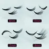 Faux-cils En gros 4 paquets/lot Pro 57 noeuds 20 poils noir faux cils individuels Kit d'extension de maquillage pour les yeux 8mm 10mm 12mm 14mm 231012