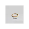 Pierścienie opaski Tytan Stal gładka Pierścień prosta złoto 2mm6mm6mm 8 mm para biżuteria Prezent dla dziewczyny biżuterii pierścionka dhrye