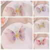 Hair Accessories Clip Butterfly Hairpin Colorful Korean Style Ornament Hanfu Wedding