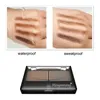 Eyebrow Enhancers MYG 4 Colors waterproof powder long lasting Eye Shadow EyeBrow Palette Brush 231013