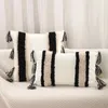 Pillow Case Tufting Cushion Covers 45x45/30x50cm Decorative Pillowcases for Sofa Bed Living Room Home Decor Black White Tufted Pillow Covers 231013